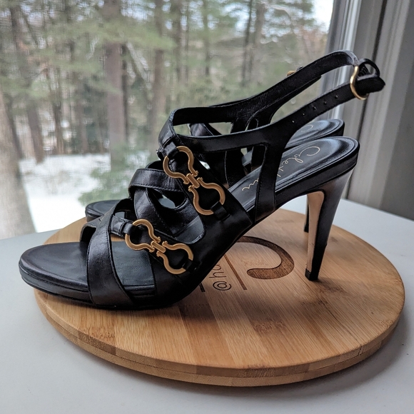 Cole Haan x Nike Air Collaboration Horsebit Slingback Leather Heel - Picture 2 of 12